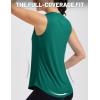 image:imageMAGCOMSEN Workout Tank Tops for Women Sleeveless Athletic Summer Quick Dry Cool Loose Fit Active Running Yoga Tennis TopEmerald Green