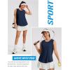 image:imageMAGCOMSEN Workout Tank Tops for Women Sleeveless Athletic Summer Quick Dry Cool Loose Fit Active Running Yoga Tennis TopNavy