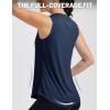 image:imageMAGCOMSEN Workout Tank Tops for Women Sleeveless Athletic Summer Quick Dry Cool Loose Fit Active Running Yoga Tennis TopNavy