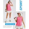 image:imageMAGCOMSEN Workout Tank Tops for Women Sleeveless Athletic Summer Quick Dry Cool Loose Fit Active Running Yoga Tennis TopRosered