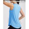 image:imageMAGCOMSEN Workout Tank Tops for Women Sleeveless Athletic Summer Quick Dry Cool Loose Fit Active Running Yoga Tennis TopSkyblue
