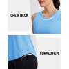image:imageMAGCOMSEN Workout Tank Tops for Women Sleeveless Athletic Summer Quick Dry Cool Loose Fit Active Running Yoga Tennis TopSkyblue