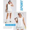 image:imageMAGCOMSEN Workout Tank Tops for Women Sleeveless Athletic Summer Quick Dry Cool Loose Fit Active Running Yoga Tennis TopWhite