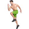 image:imageMAGCOMSEN Mens Hiking Cargo Shorts Quick Dry Lightweight 9 Golf Shorts Summer Casual Work Outdoor with 5 Zipper PocketsFruit Green