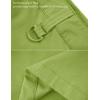 image:imageMAGCOMSEN Mens Hiking Cargo Shorts Quick Dry Lightweight 9 Golf Shorts Summer Casual Work Outdoor with 5 Zipper PocketsFruit Green