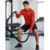 image:imageMAGCOMSEN Mens UPF 50 Sun Protection Hoodies Quick Dry Long Sleeve Rash Guard Lightweight Hoodie Shirt Fishing RunningTruered