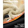 image:imageMAGCOMSEN Womens Sherpa Lined Sweatpants Wide Leg Warm Winter Pants Thermal Baggy Fleece Sweat Pants with PocketsBlack