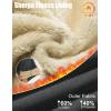 image:imageMAGCOMSEN Womens Sherpa Lined Sweatpants Wide Leg Warm Winter Pants Thermal Baggy Fleece Sweat Pants with PocketsGray