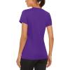 image:imageMAGCOMSEN Womens Workout Tops Short Sleeve Shirts UPF 50 Quick Dry Athletic Sun Protection Rash Guard for WomenPruple