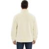 image:imageMAGCOMSEN Mens Fluffy Fuzzy Sherpa Fleece Jacket Full Zip Stand Collar 4 Pockets Casual Warm Fall Winter Coats Outwear