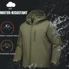 image:imageMAGCOMSEN Mens Jacket Winter Water Resistant Tactical Jackets for Men Softshell Jacket Snow Winter Jackets Warm Skiing Coat Water Resistant Hiking Jackets Snowboard Jackets