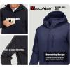 image:imageMAGCOMSEN Mens Jacket Winter Water Resistant Tactical Jackets for Men Softshell Jacket Snow Winter Jackets Warm Skiing Coat Water Resistant Hiking Jackets Snowboard Jackets