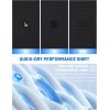 image:imageMAGCOMSEN Mens Short Sleeve Workout Shirts Dry Fit Lightweight Athletic TShirts Running Gym Summer Sun ShirtBlack