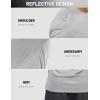 image:imageMAGCOMSEN Mens Short Sleeve Workout Shirts Dry Fit Lightweight Athletic TShirts Running Gym Summer Sun ShirtLightgrey