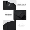 image:imageMAGCOMSEN Mens Thermal Shirts Long Sleeve Waffle Underwear Top Cold Weather Base Layer Winter Warm UndershirtsBlack