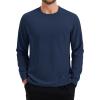 image:imageMAGCOMSEN Mens Thermal Shirts Long Sleeve Waffle Underwear Top Cold Weather Base Layer Winter Warm UndershirtsNavy