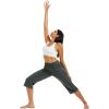 image:imageMAGCOMSEN Womens Cotton Capri Pants with 5 Pockets Yoga Wide Leg Capris Loose Casual Lounge Workout Capri SweatpantsDark Grey