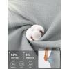 image:imageMAGCOMSEN Womens Cotton Capri Pants with 5 Pockets Yoga Wide Leg Capris Loose Casual Lounge Workout Capri SweatpantsLight Grey