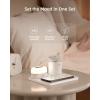 imageEZVALO 3 in 1 Charger Station with LED Night Light Portable Bluetooth Speaker Wireless Charging Station for Multiple iPhone SamsungHuaweiHonorXiaomiOppo Gifts for Women Birthday Tech Gifts