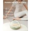 imageEZVALO Birthday Gifts for Women Music Table Lamp with Wireless Charger 4 in 1 Touch Bedside Lamp Bluetooth Speaker Phone Holder Dimmable LED Night Lights Gifts for Women Men Dad MomJasmine Green