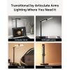 imageEZVALO Smart Desk Lamp with APP ControlEyeCaring AutoDimming Led Desk Lamp3 Color Temperature Works with AlexaampampGoogle Assistant Study Lamp with Clock Desk Lamps for Home Office ReadingStudying2024 Newest Model