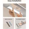 imageEZVALO Under Cabinet Lighting 80 LED Motion Sensor Lights Indoor with 3 Color Temps 1900mAh Rechargeable Under Cabinet Lights Wireless Dimmable Under Counter Lights for Kitchen Closet 2 PackWhite