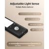 imageEZVALO Under Cabinet Lighting 80 LED Motion Sensor Lights Indoor with 3 Color Temps 1900mAh Rechargeable Under Cabinet Lights Wireless Dimmable Under Counter Lights for Kitchen Closet 2 PackSpace Gray