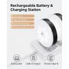imageEZVALO Under Cabinet Lighting Rechargeable Battery Operated Puck Lights with Remote 3 Color Temps ampamp12 RGB LED Motion Sensor Lights Indoor Dimmable Magnetic Under Counter Lights for Kitchen 6 PackBlack