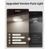 imageEZVALO Under Cabinet Lighting Rechargeable Battery Operated Puck Lights with Remote 3 Color Temps ampamp12 RGB LED Motion Sensor Lights Indoor Dimmable Magnetic Under Counter Lights for Kitchen 6 PackWhite