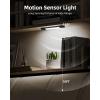 imageEZVALO Closet Lights 30 LED Rechargeable Under Cabinet Lighting Wireless 3 Color Temps Under Cabinet Lights Dimmer Motion Sensor Light Indoor for Pantry Kitchen Bedroom Woadrobe 3 PcsBlack