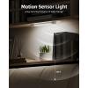 imageEZVALO Closet Lights 30 LED Rechargeable Under Cabinet Lighting Wireless 3 Color Temps Under Cabinet Lights Dimmer Motion Sensor Light Indoor for Pantry Kitchen Bedroom Woadrobe 3 PcsWhite