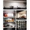 imageEZVALO Under Cabinet Lights LED Closet Lights Wireless USB Charging Motion Sensor Lighting Indoor 5700K Dimmable with Remote Control White 5 PackCool White