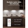 imageEZVALO Under Cabinet Lights LED Closet Lights Wireless USB Charging Motion Sensor Lighting Indoor 5700K Dimmable with Remote Control White 5 PackCool White