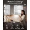 imageEZVALO Under Cabinet Lights LED Closet Lights Wireless USB Charging Motion Sensor Lighting Indoor 5700K Dimmable with Remote Control White 5 PackCool White