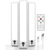 imageEZVALO Under Cabinet Lights LED Closet Lights Wireless USB Charging Motion Sensor Lighting Indoor 5700K Dimmable with Remote Control White 5 PackCool White