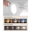 imageEZVALO LED Wall Mounted Lights 5500mAh Rechargeable Wall Sconces Lamp 3 Color Temps ampamp Remote and Touch Control 360Rotation Dimmable Cordless Wall Light for Bedroom Reading Study Bedside 3 PackWhite