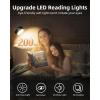 imageEZVALO LED Wall Mounted Lights 5500mAh Rechargeable Wall Sconces Lamp 3 Color Temps ampamp Remote and Touch Control 360Rotation Dimmable Cordless Wall Light for Bedroom Reading Study Bedside 3 PackBlack