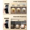 imageEZVALO LED Wall Mounted Lights 5500mAh Rechargeable Wall Sconces Lamp 3 Color Temps ampamp Remote and Touch Control 360Rotation Dimmable Cordless Wall Light for Bedroom Reading Study Bedside 3 PackBlack