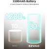 imageEZVALO LED Wall Mounted Lights 5500mAh Rechargeable Wall Sconces Lamp 3 Color Temps ampamp Remote and Touch Control 360Rotation Dimmable Cordless Wall Light for Bedroom Reading Study Bedside 3 PackBlack