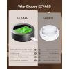 imageEZVALO Picture Light for Wall 4800mAh Rechargeable Wireless Remote 16in Dimmable Magnetic LED Art Display Light with 3 Color Temperatures for Gallery Living Room Bedroom Hallway Gold