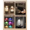 imageEZVALO Picture Light for Wall 4800mAh Rechargeable Wireless Remote 16in Dimmable Magnetic LED Art Display Light with 3 Color Temperatures for Gallery Living Room Bedroom Hallway Gold