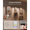 imageEZVALO Picture Light for Wall 4800mAh Rechargeable Wireless Remote 16in Dimmable Magnetic LED Art Display Light with 3 Color Temperatures for Gallery Living Room Bedroom Hallway Gold