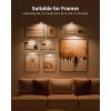 imageEZVALO Picture Lights for Wall 2000mAh Rechargeable Battery Magnetic Poster Lights 6 Pack with Charging Station ampamp 3 Pack