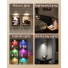 imageEZVALO Picture Lights for Wall 2000mAh Rechargeable Battery Magnetic Poster Lights 6 Pack with Charging Station ampamp 3 Pack