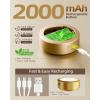 imageEZVALO Picture Lights for Wall 2000mAh Rechargeable Battery Magnetic Poster Lights Gold 6 Pack ampamp Black 6 Pack