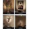 imageEZVALO Spotlights Indoor with Remote5500mAh Rechargeable Plant Spotlight Indoor Wireless LED Uplighting with TimerDimmable 3CCT Picture Lights for PaintingArtworkAccent Lighting2PackBlackWhite