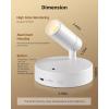 imageEZVALO Spotlights Indoor with Remote5500mAh Rechargeable Plant Spotlight Indoor Wireless LED Uplighting with TimerDimmable 3CCT Picture Lights for PaintingArtworkAccent Lighting2PackBlackWhite
