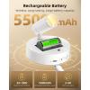 imageEZVALO Spotlights Indoor with Remote5500mAh Rechargeable Plant Spotlight Indoor Wireless LED Uplighting with TimerDimmable 3CCT Picture Lights for PaintingArtworkAccent Lighting2PackBlackWhite