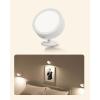 imageEZVALO LED Wall Mounted Lights 5500mAh Rechargeable Wall Sconces Lamp 3 Color Temps ampamp Remote and Touch Control 360Rotation Dimmable Cordless Wall Light for Bedroom Reading Study Bedside 3 PackWhite