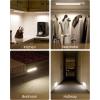 imageEZVALO Under Cabinet Lighting Wireless 80 LED Rechargeable Motion Sensor Light Indoor Under Counter Lights for Kitchen 3 Color Temps Dimmable Closet Lights with Battery Indicator10 inch12 inch  3Pack